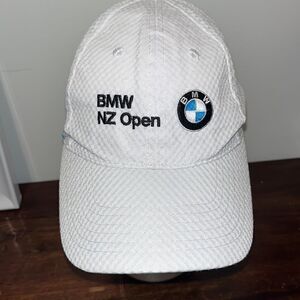 2011 BMW Open Christchurch New Zealand NZ white Golf Baseball Cap Hat